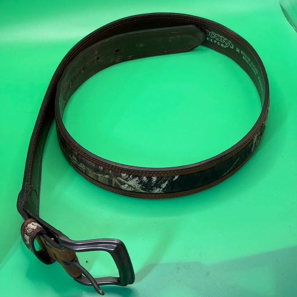 Nocona Genuine Leather Belt Mens 38 44